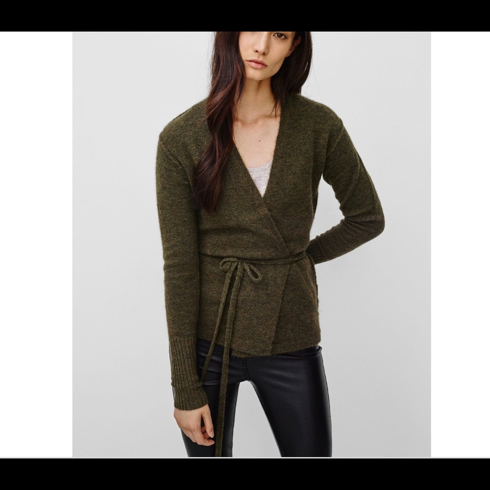 Wilfred Free Aritzia Wool Wrap Sweater